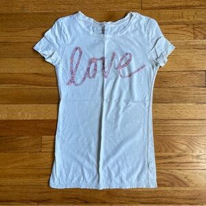 American Eagle Outfitters Cream T-Shirt